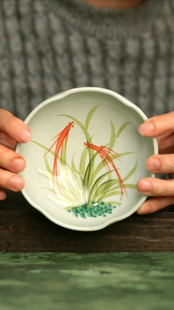 青诗集手工手绘瓷器