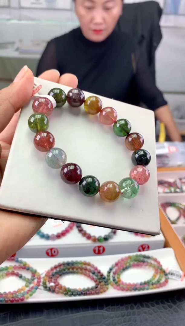 未镶嵌手串碧玺 多样性发一条