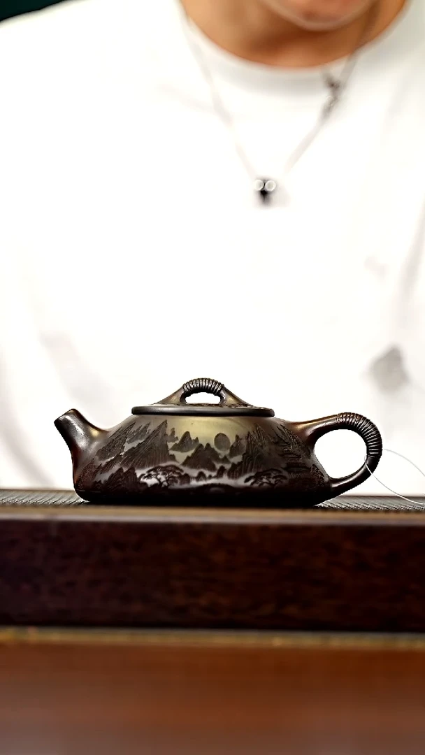 茶壶紫砂宜兴原矿 半手工 紫砂壶容量240CC