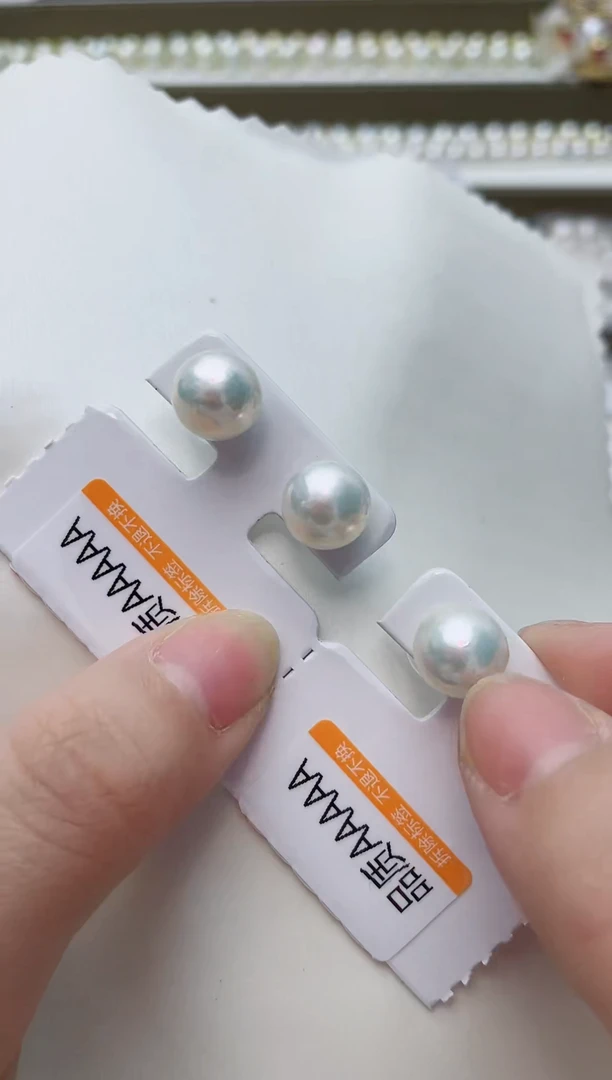 【闪购商品】淡水珍珠耳饰银S925镶嵌A106商品多样性发其一
