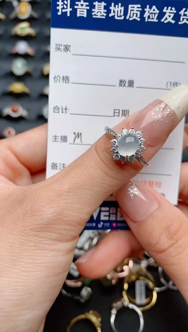 【闪购商品】翡翠戒指银S925镶嵌...........