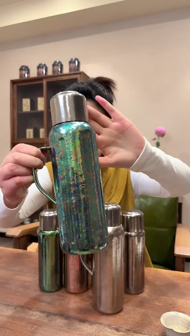 800毫升纯钛新款绿色