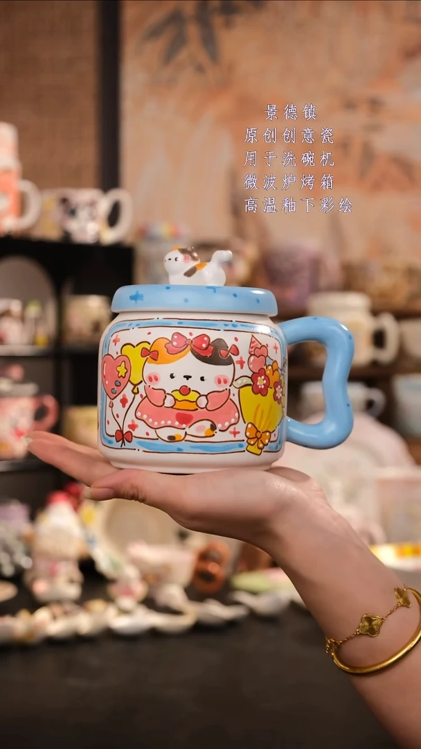 摆件陶旺的可以陶瓷设计师款