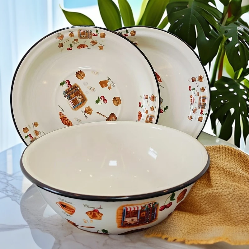 新疆包邮 美式盆子三件套家用巧克力颜色金品好看高档可以送礼物