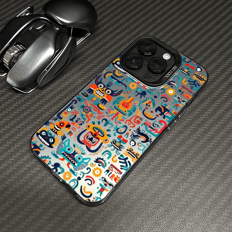 满屏怪兽适用于创意苹果华为oppo小米vivo一加iqoo荣耀手机防摔壳