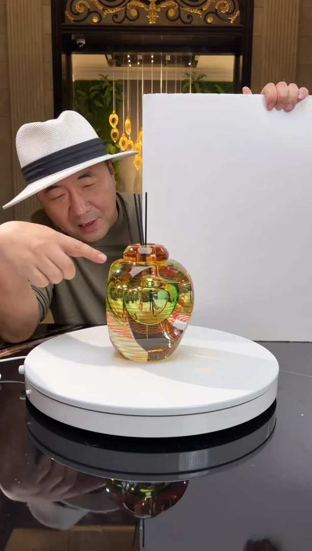 【闪购商品】摆件AJ06521艺术琉璃香薰瓶