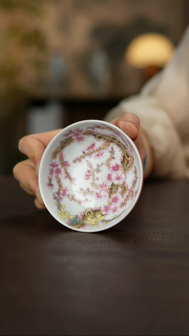 杯景德镇陶瓷杯碗柴烧多人