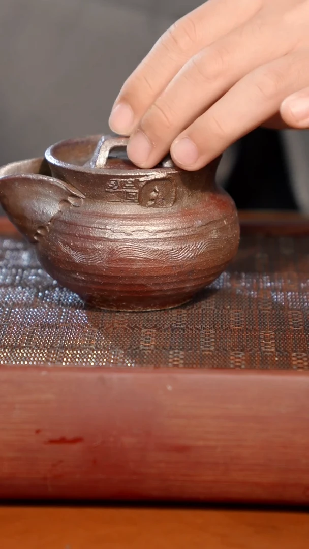 陶瓷奢瓷/瑞寅柴烧茶器（宝瓶）1091