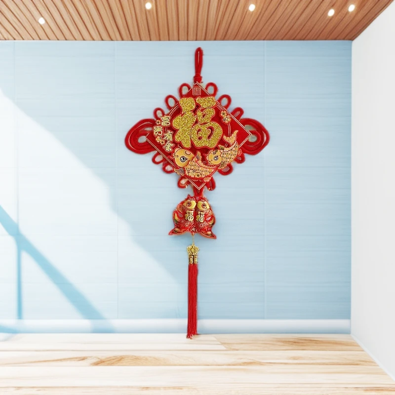 新年装饰大号立体中国结