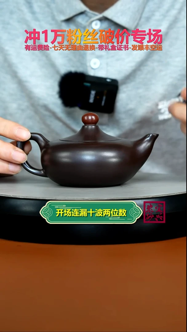 茶壶紫砂李传荣赤龙血砂鸿运当头220CC