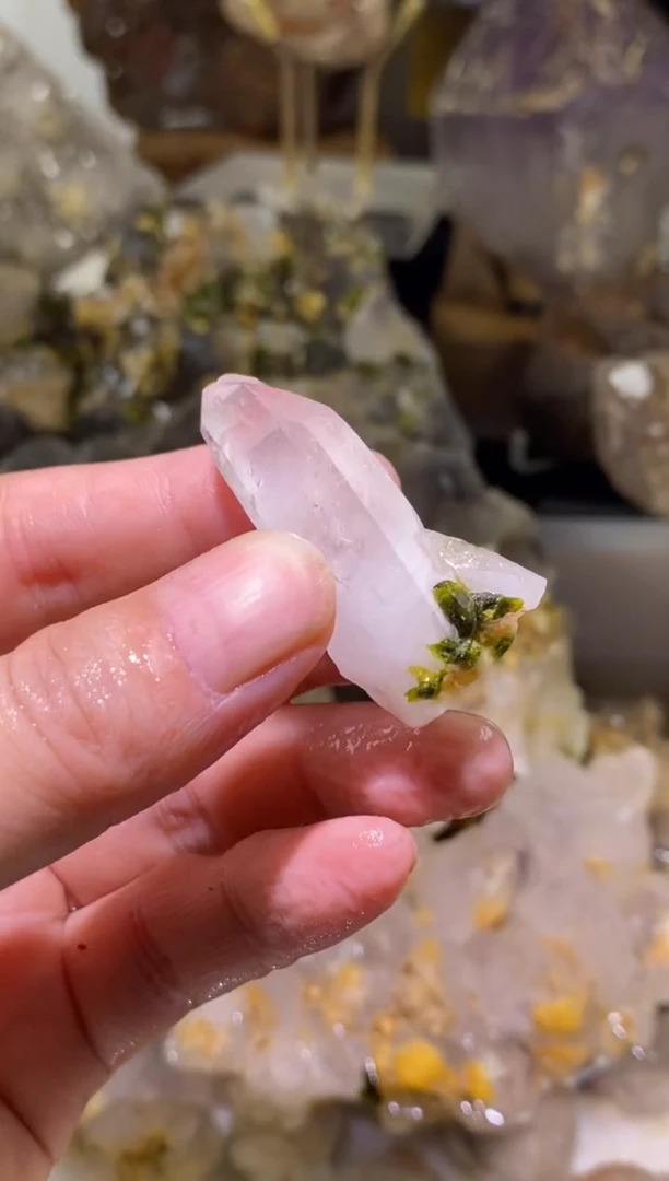 未镶嵌珠宝半成品水晶58号四川超七花园水晶