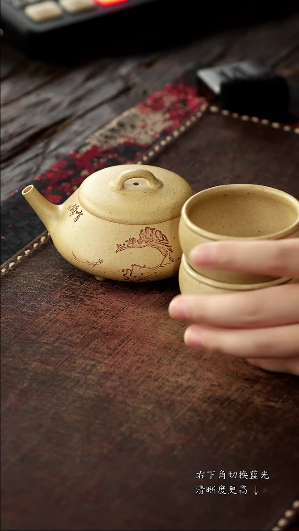 茶杯紫砂非遗茶器-一点浩然气汉瓢