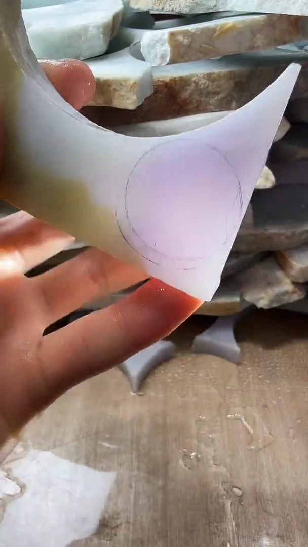 裸石翡翠天然翡翠A货花536