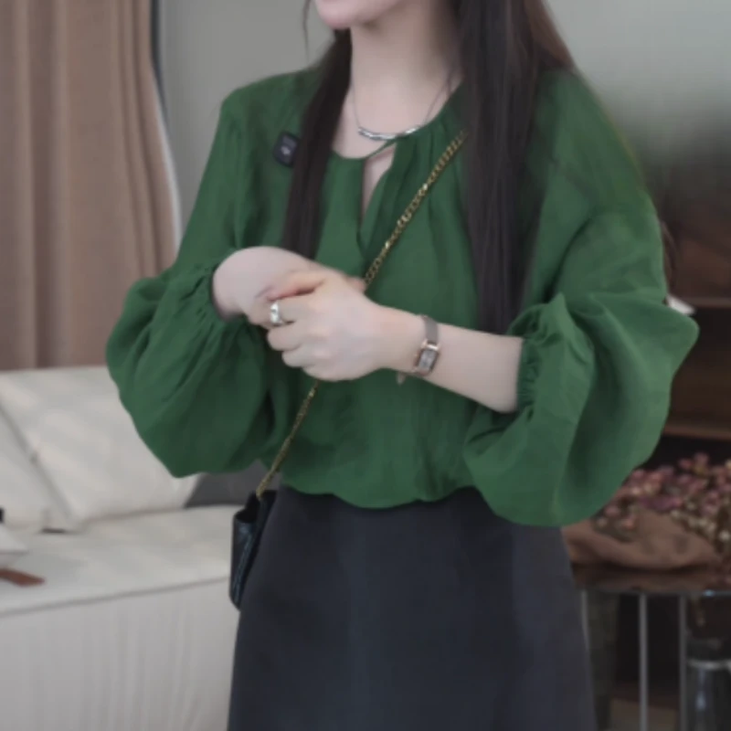 春夏2025新款设计感百搭拼蕾丝镂空防晒衬衣LK2502977