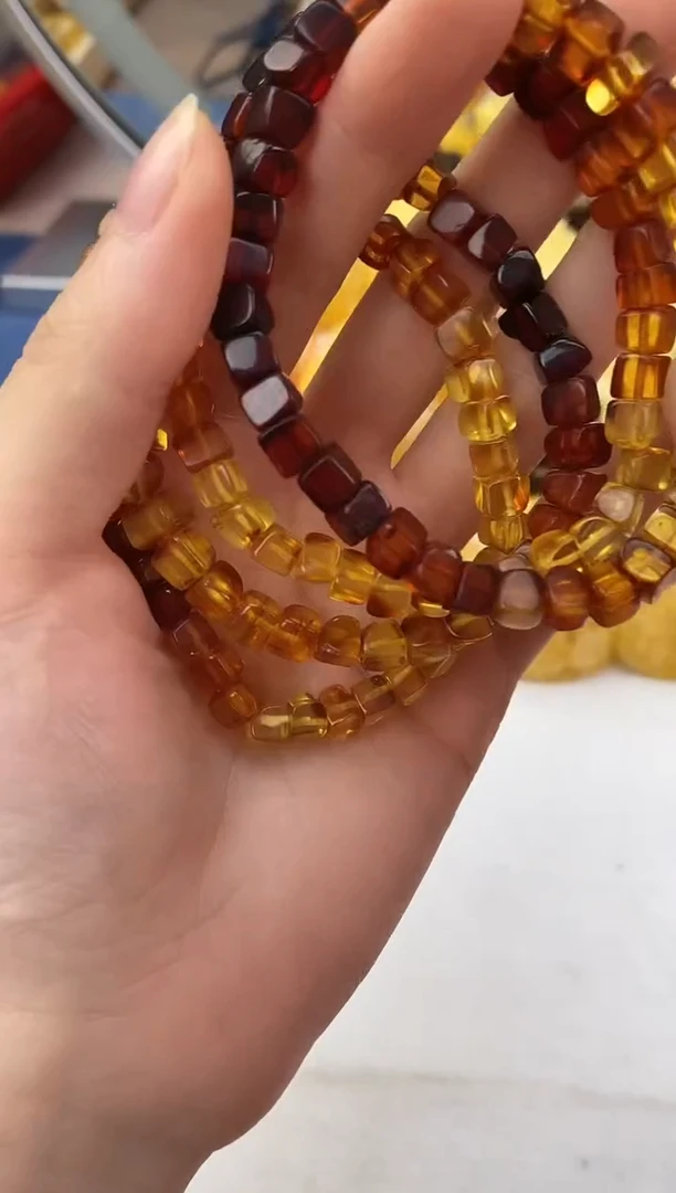 裸石琥珀未镶嵌天然琥珀蜜蜡多样性发一