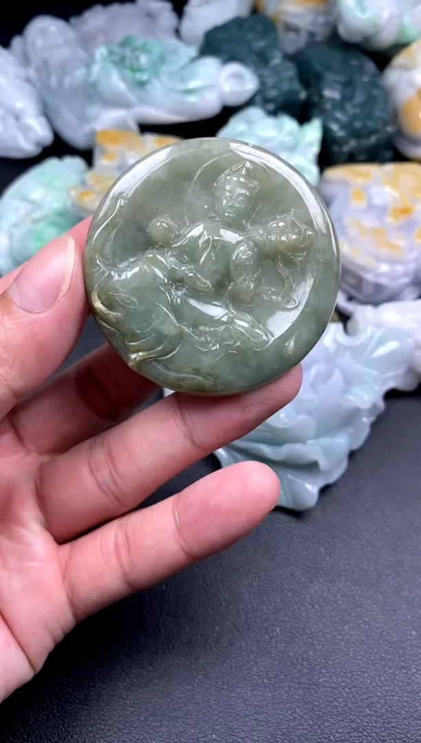 吊坠(不含链)未镶嵌翡翠1