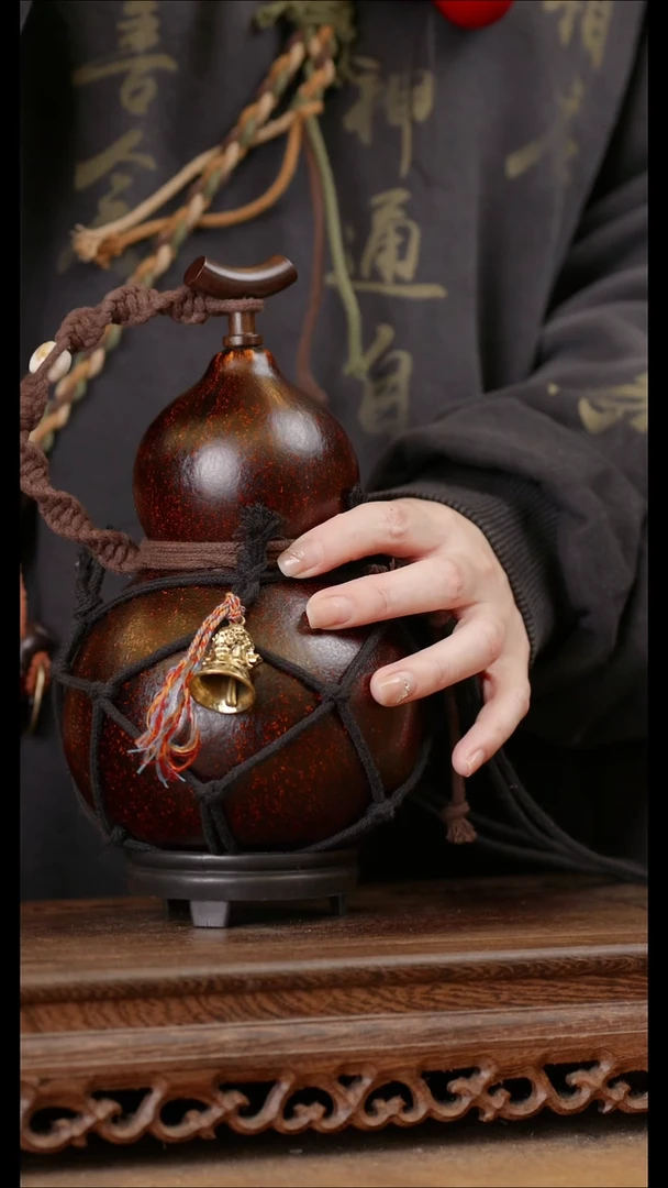 72号精品天然大漆酒葫芦一物一拍~