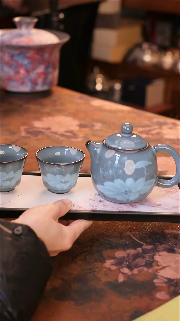【闪购商品】陶瓷茶具（无礼盒无茶盘）@@ZH335