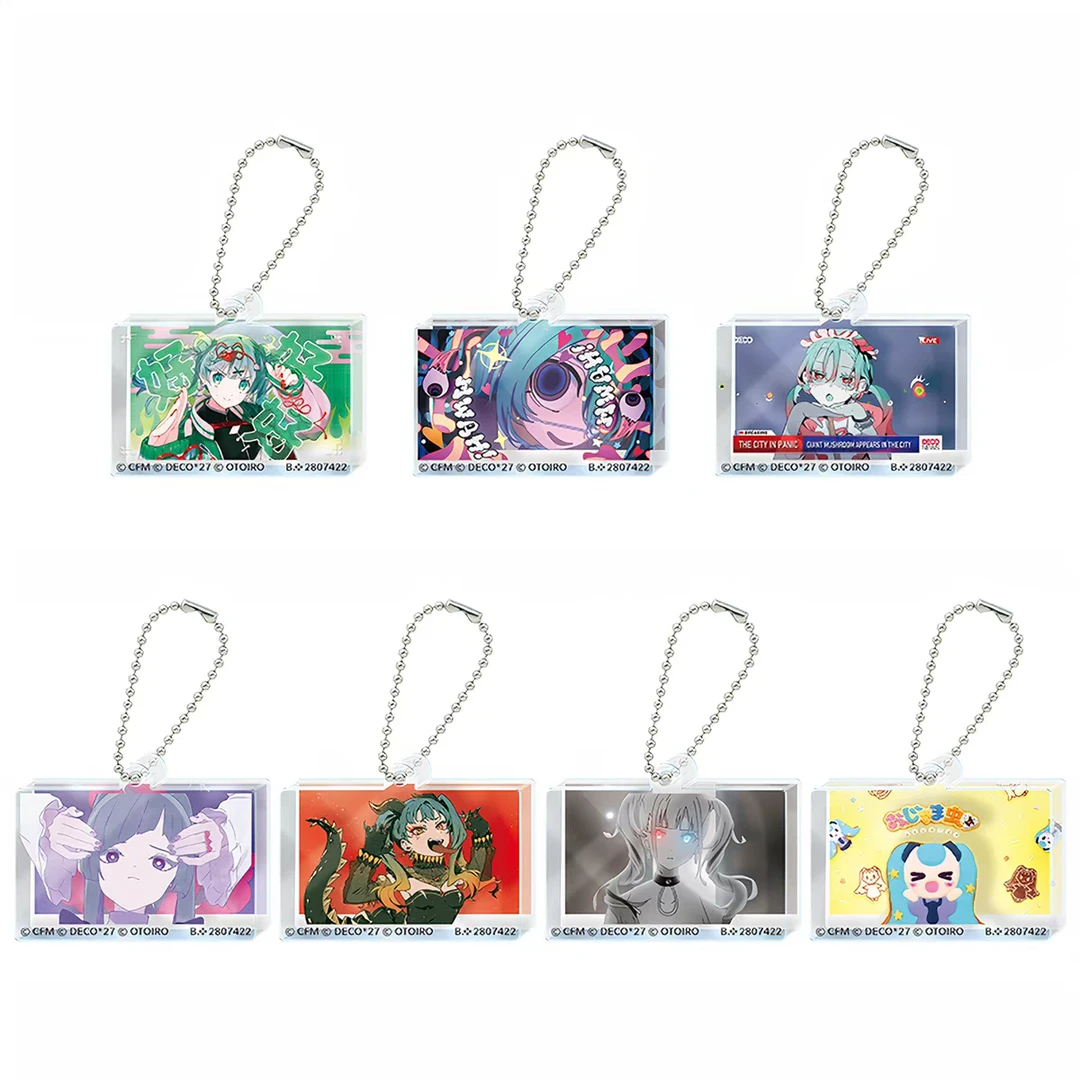 扭蛋 DECO*27 初音未来 亚克力挂件 视奸 录音带造型挂件