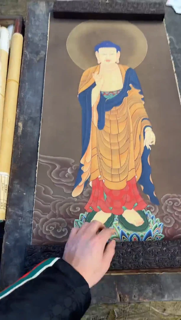 卷轴画大朱画院老六专属AA71