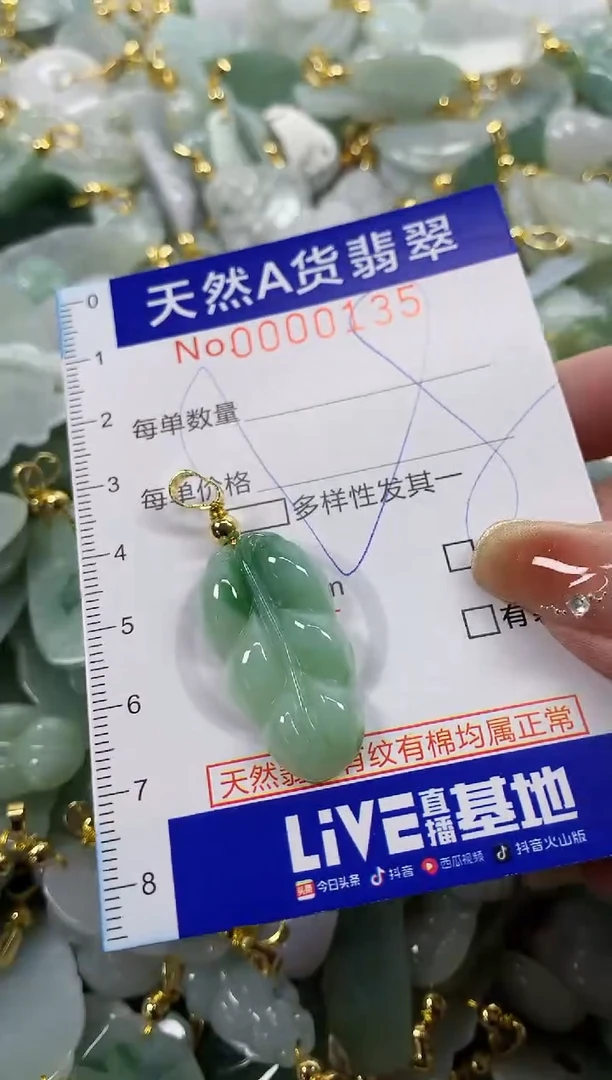 颈饰未镶嵌翡翠天然A货翡翠
