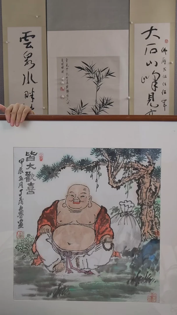 书法强*。丁老师绘画作品