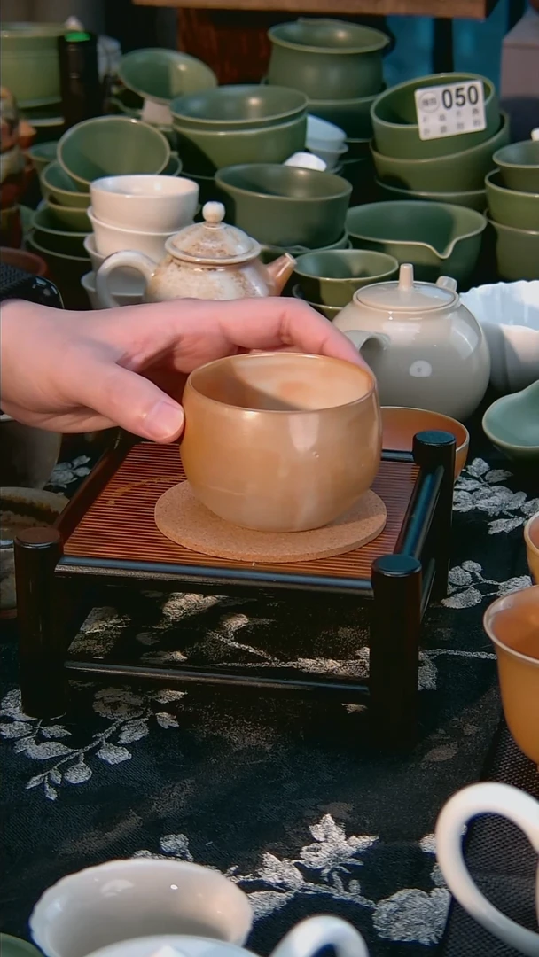 喜*孤品 裸烧柴烧 蛋杯 福利