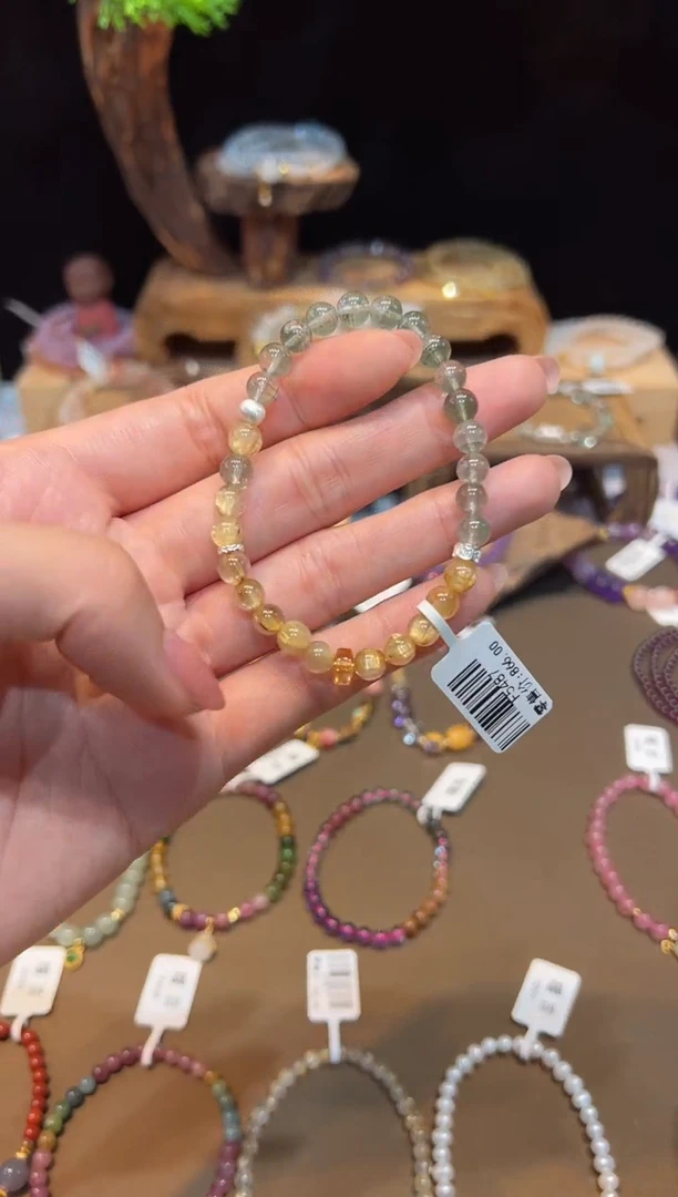 水晶手链未镶嵌手饰@@F5487