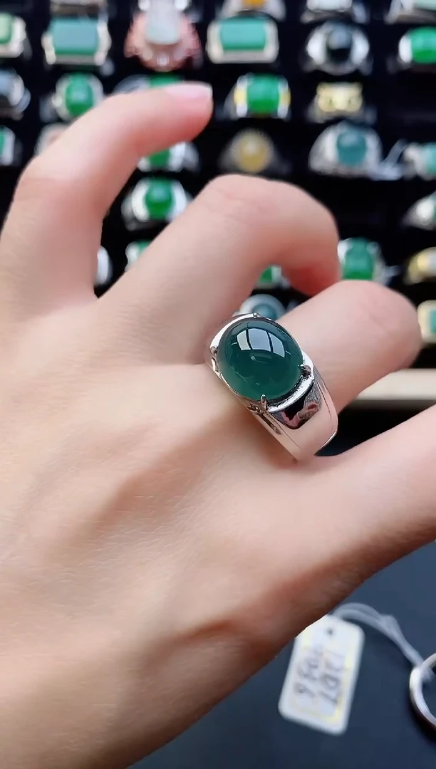 【闪购商品】翡翠戒指银S925镶嵌1111111111111