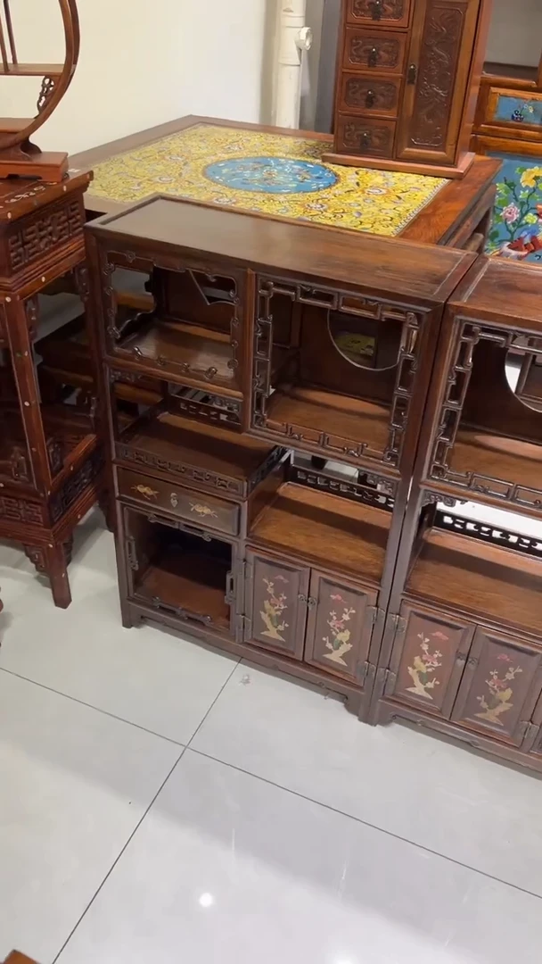 【闪购商品】贡木雕刻多宝阁多宝阁