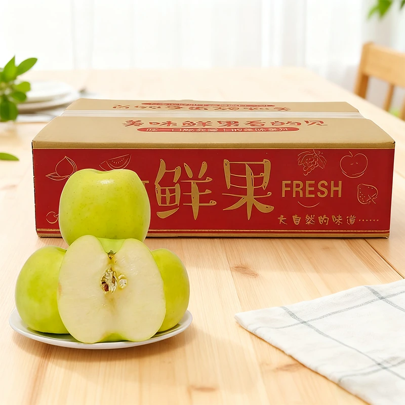 陕西永寿瑞雪苹果新鲜当季脆甜多汁时令水果包邮