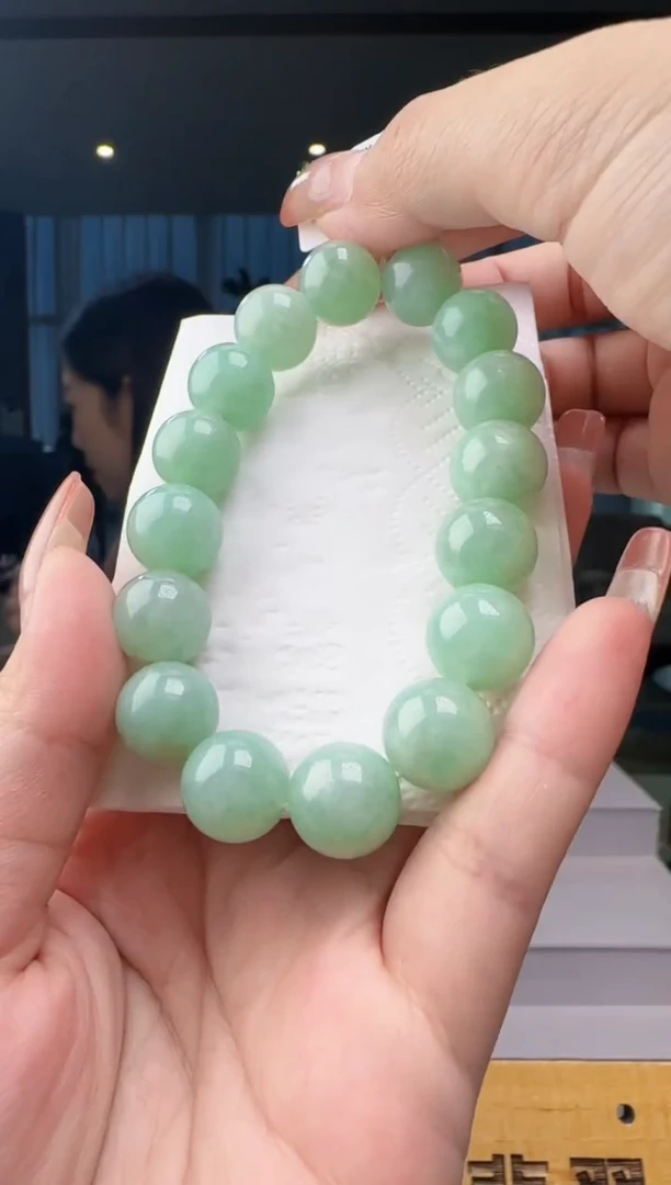 未镶嵌手串翡翠多样性发其一YL@@60B7J16568