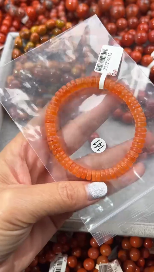 未镶嵌手串南红玛瑙7+