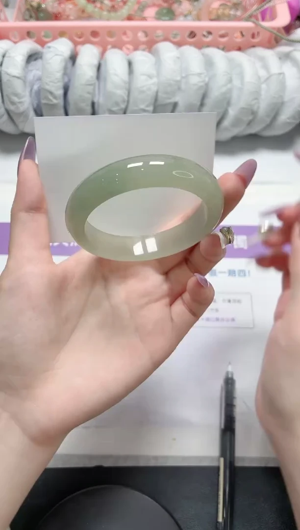 石英质玉手镯未镶嵌40-55.1东陵