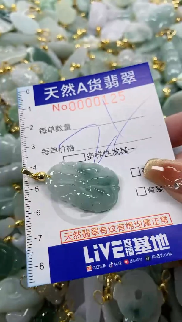 颈饰未镶嵌翡翠天然A货翡翠