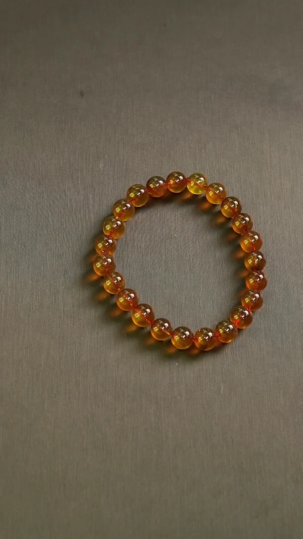 未镶嵌颈饰琥珀金血蜜8+多样性发其一