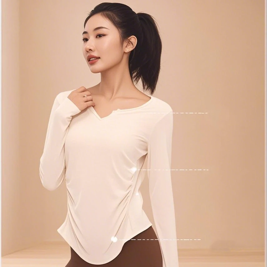 【16号 225-280】瑜伽长袖显瘦气质
