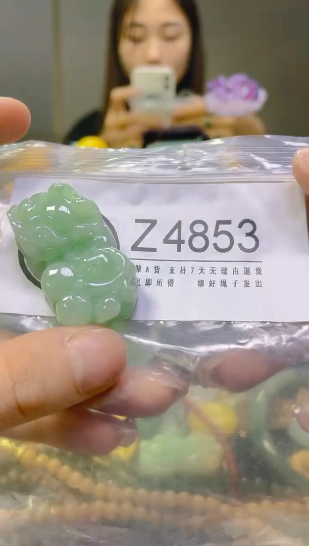 翡翠未镶嵌颈饰/Z/翡翠A货，一件需也是批发价