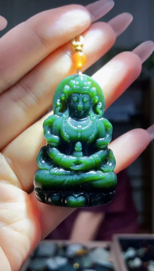 和田玉未镶嵌挂件拍一发一，多样性发货！