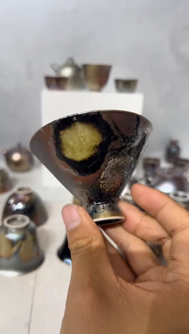 110柴房陶瓷柴烧窑宝斗笠