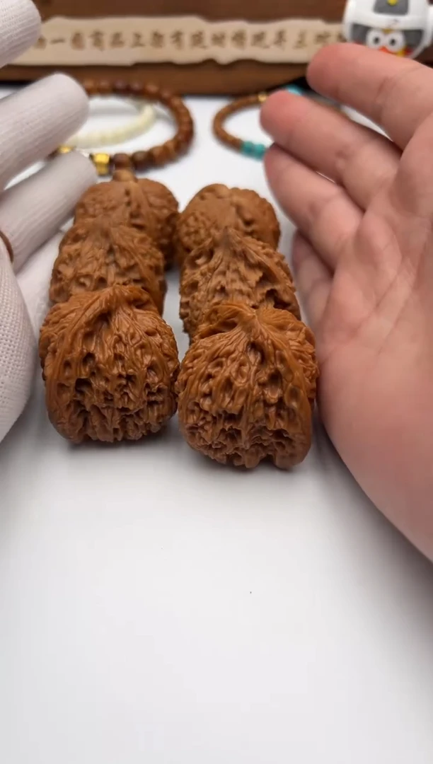 【闪购商品】文玩核桃把件核桃三对