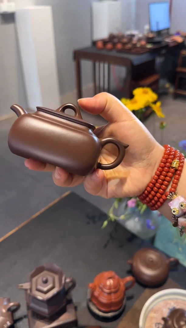 茶壶紫砂长四方 紫砂壶