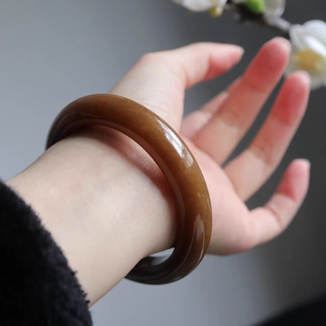 1303号精品糖色正圈手镯