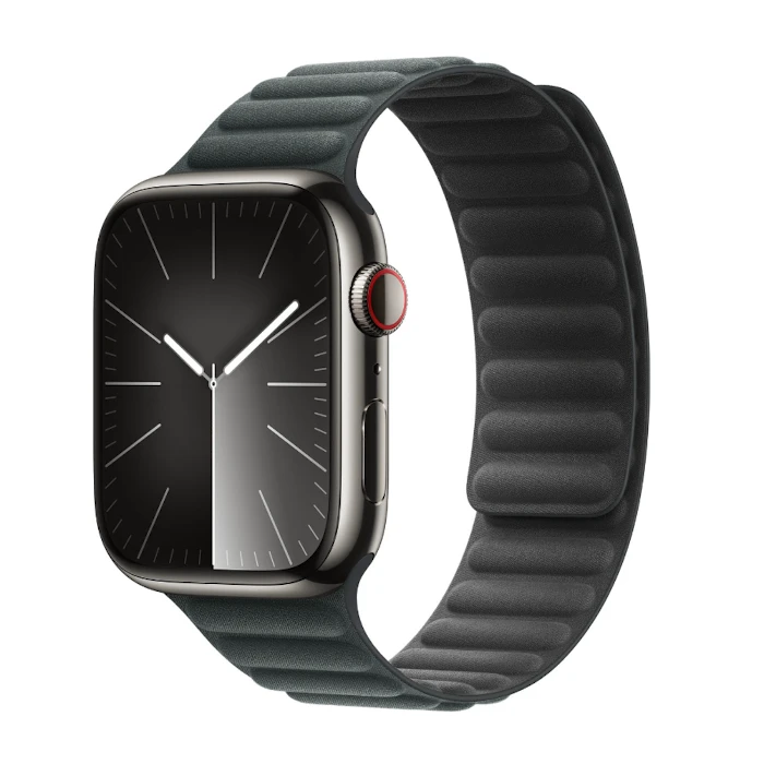 95新 Apple/苹果 苹果原装磁力链式表带官方散装新款精织斜纹