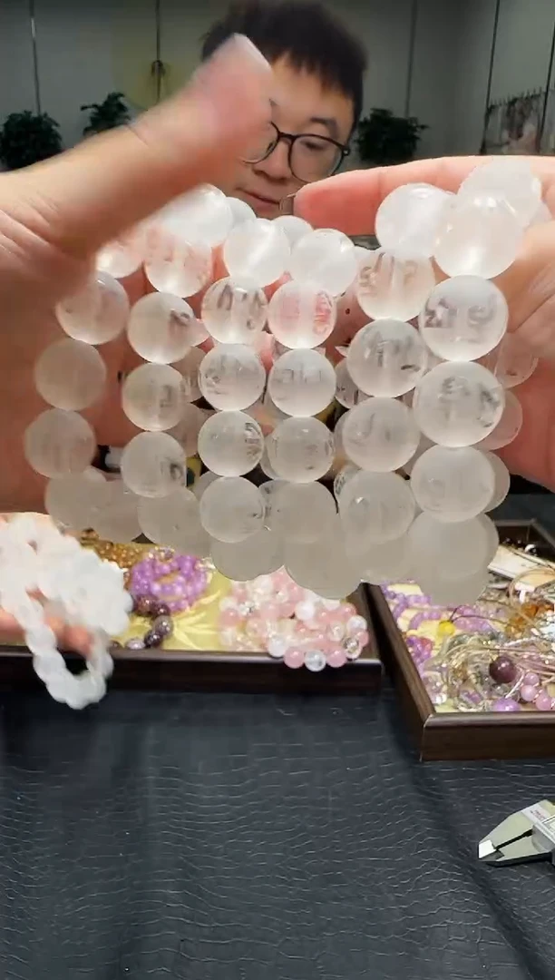 未镶嵌手串水晶微瑕901多样性发其一