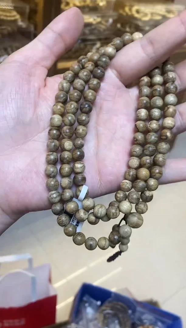 沉香手串达拉干圆珠长串0.7多样性发其一