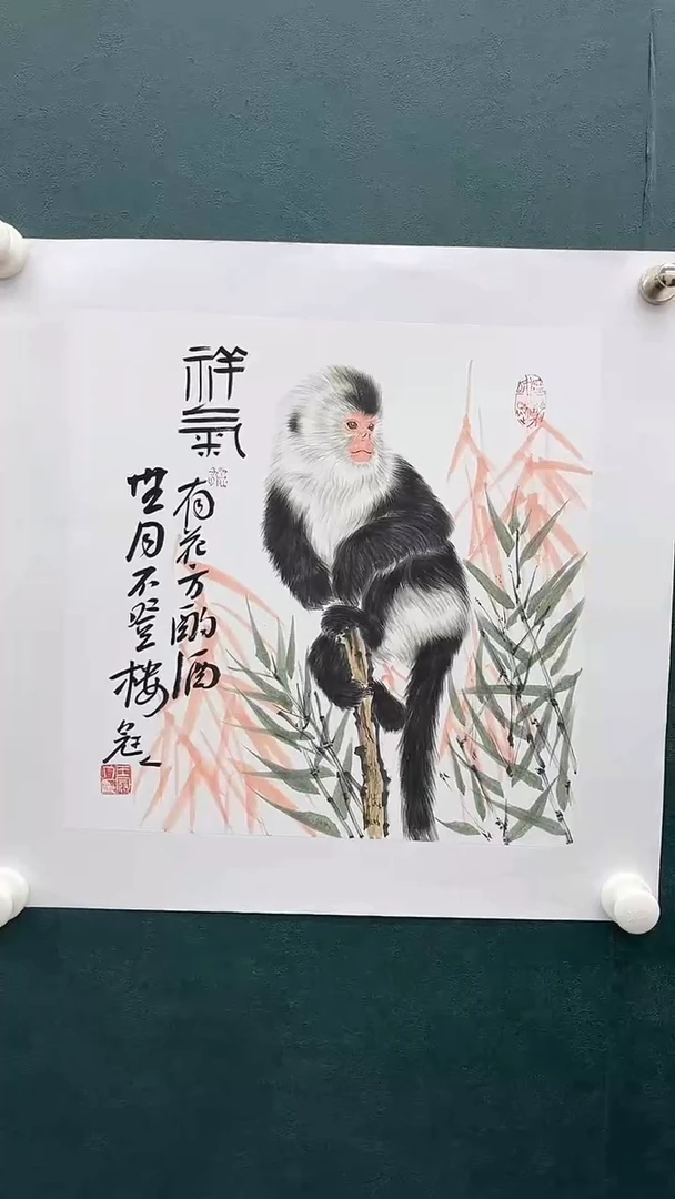 国画王冠人-1平尺-工笔