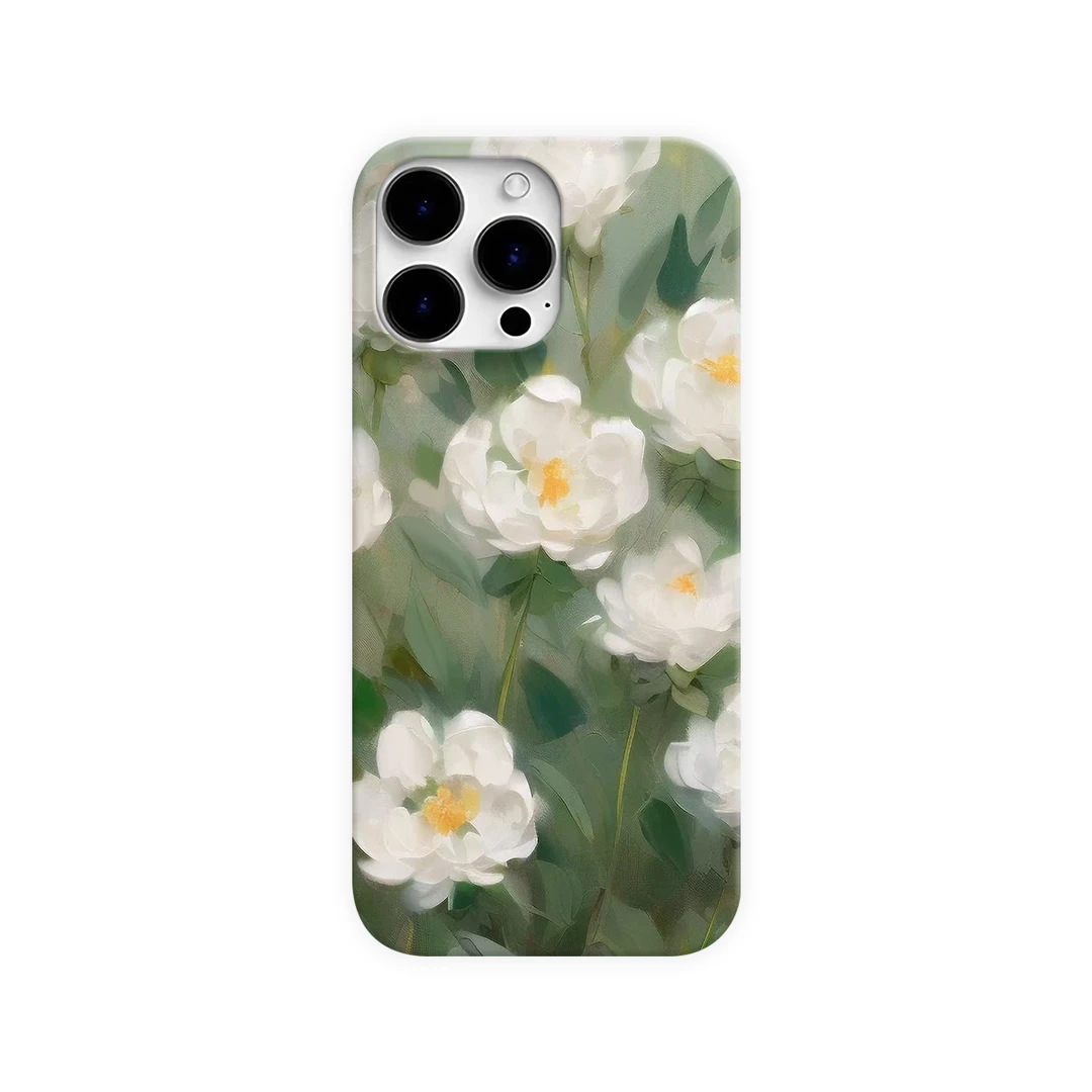 油画花适用于苹果17promax16华为mate荣耀vivo小米oppo个性一加