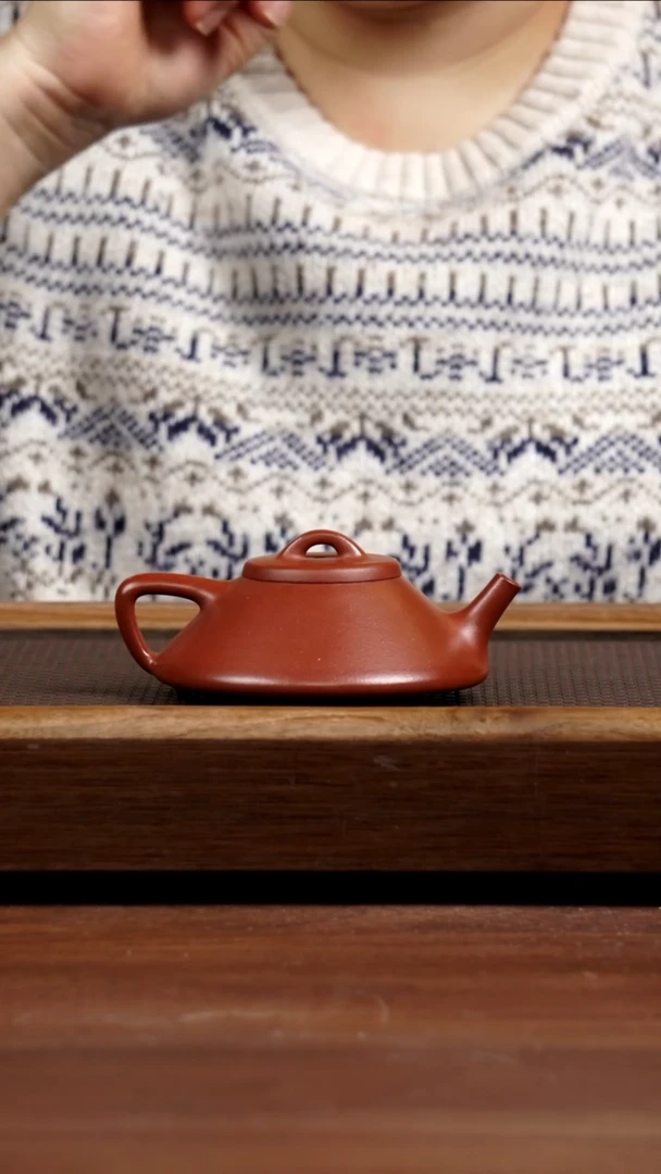 【闪购商品】紫砂茶壶红皮龙合瓢130CC