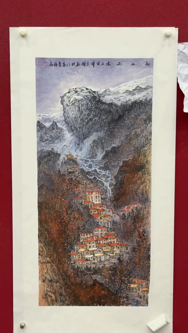 国画国画绘画山水花鸟